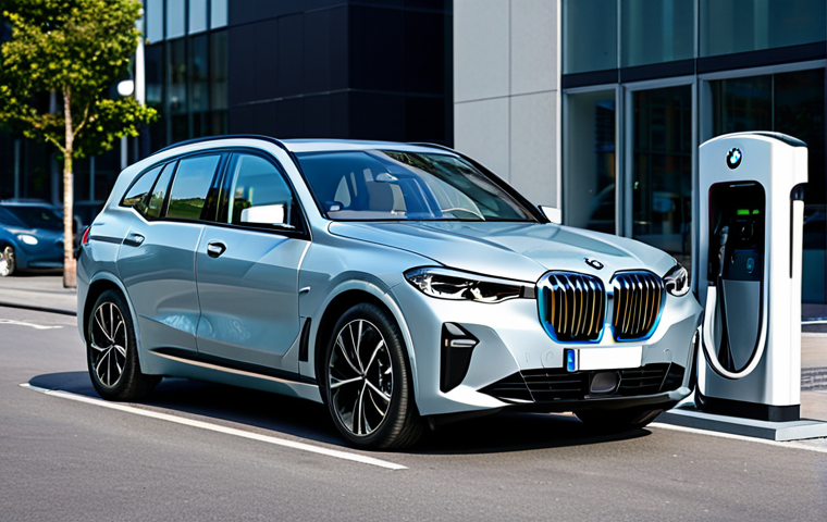 **

"A professional businessman in a modest business suit, standing next to a BMW iX at a fast-charging station. The background shows a modern city street with other electric vehicles. Fully clothed, appropriate attire, safe for work, perfect anatomy, natural proportions, professional photography, high quality, daytime."

**