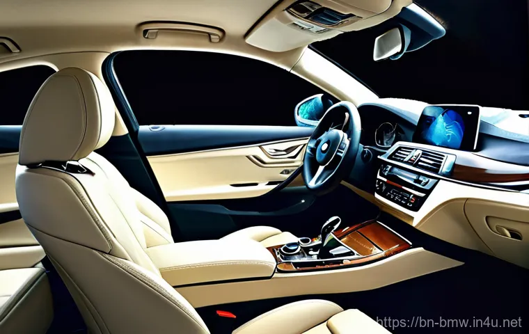BMW 6시리즈 GT의 장거리 주행 성능 - **Prompt 1: Luxurious Family Journey**
    "A photorealistic image of the interior of a BMW 6 Series...