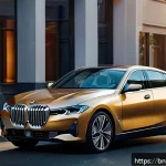 Home 21 BMW i4 전기차와 아이오닉 6 비교 - A sleek and elegant BMW i4 parked on a modern city street during golden hour, showcasing its classic...